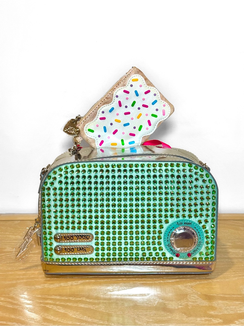 Betsey Johnson Get Toasted Toaster Bag + Pop-Tart Coin Purse 💖 - Picture 1 of 8